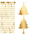 kurtyna na drzwi choinki zlota partydeco 250 x 100 cm