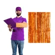 kurtyna na drzwi classic pomaranczowa partypal 250 x 100 cm