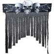 kurtyna na drzwi czaszki z rozami halloween guirca 90 x 30 cm