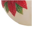 lampion christmas flower kwiaty poinsencji kula ecru bartek candles 120 mm