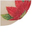 lampion christmas flower kwiaty poinsencji kula ecru bartek candles 120 mm