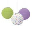 lampion papierowy baby party amscan 24 cm 3 szt