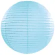 lampion papierowy blekitny 25 cm