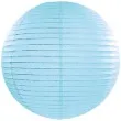 lampion papierowy blekitny 45 cm