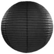 lampion papierowy classic czarny partydeco 20 cm