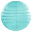 lampion papierowy classic tiffany blue partydeco 20 cm