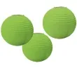 lampion papierowy classic zielony amscan 24 cm 3 szt