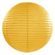 lampion papierowy classic zolty ciemny partydeco 20 cm