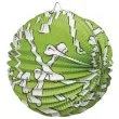 lampion papierowy dia de los muertos zielony