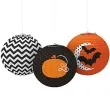 lampion papierowy halloween amscan 24 cm 3 szt