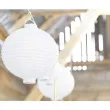 lampion papierowy kula bialy partydeco 20 cm
