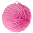 lampion papierowy kula deco 25 cm rozowy