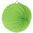 lampion papierowy kula deco 25 cm zielone jabluszko