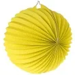 lampion papierowy kula deco 25 cm zolty
