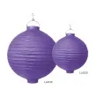 lampion papierowy kula fioletowy partydeco 20 cm