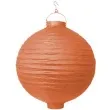 lampion papierowy kula pomaranczowy partydeco 30 cm