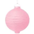 lampion papierowy kula rozowy partydeco 30 cm