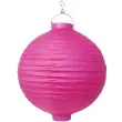lampion papierowy kula rozowy partydeco 30 cm