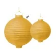 lampion papierowy kula zolty partydeco 30 cm