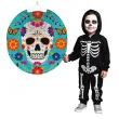 lampion papierowy meksykanska czaszka kolorowy amscan 25 cm