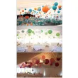 lampion papierowy mieta 35 cm