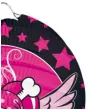 lampion papierowy piracka czaszka girl rozowy folat 22 cm