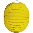 lampion papierowy round zolty folat 22 cm
