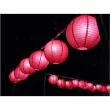 lampion papierowy rozowy jasny 35 cm