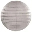lampion papierowy szary pudrowy 25 cm