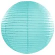 lampion papierowy tiffany blue 25 cm