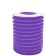 lampion papierowy walec 15 cm fioletowy