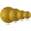 lampion papierowy zloty brokatowy 45 cm