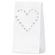 lampion torebki na swiece serce bialy partydeco 10 szt