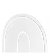 lampka dekoracyjna cyfra 0 neon led bialy partydeco 50 cm