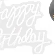 lampka dekoracyjna happy birthday neon led deoracja na urodziny do powieszenia 53 x 39 cm