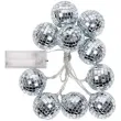 lampki dekoracyjne kule disco led srebrny boland 1 4 m