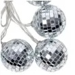 lampki dekoracyjne kule disco led srebrny boland 1 4 m