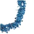 lancuch choinkowy classic gwiazdki 3 niebieski 3 cm 2 m arpex