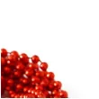 lancuch choinkowy korale czerwone arpex 6 mm 2 7 m