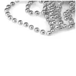 lancuch choinkowy korale srebrne arpex 4 mm 2 7 m