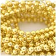 lancuch choinkowy korale zlote arpex 6 mm 2 7 m