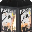 latarnia led halloweenowy domek partypal 11x5 cm