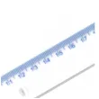 linijka plastikowa grales 20 cm transparent grales