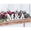 litera drewniana m biala partydeco