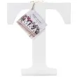 litera drewniana t biala partydeco 17 5x20 cm