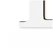 litera laminowana times e bialy rozm m 88x130 mm