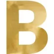 litera lustrzana b zloty partydeco 47x60 cm