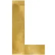 litera lustrzana l zloty partydeco 37x60 cm