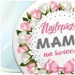 lusterko na dzien matki nadruk najlepsza mama na swiecie prezent