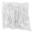 lyzeczki plastikowe biale 100 szt